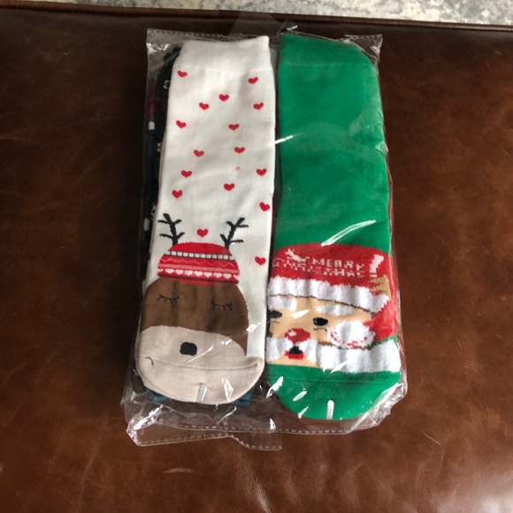 Accessories - Christmas cotton socks, casual socks for men and women. Brand new six pairs
